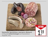 Leberwurst, Blutwurst im Ring oder Schwartenmagen Angebote bei Marktkauf Heilbronn für 1,19 €