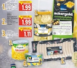 Champignons, Speisekartoffeln, Goldmais, Ananas oder Raclettewürstchen von EDEKA, Bonduelle oder EDEKA Herzstücke im aktuellen E center Prospekt