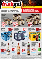 Aktueller Trinkgut Getränkemärkte Prospekt in Karlsfeld und Umgebung, "Münchens Getränkemarkt!" mit 4 Seiten, 13.10.2025 - 18.10.2025