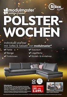 Aktueller Wohn Schick Haigerloch Prospekt "POLSTERWOCHEN" mit 4 Seiten