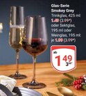 Glas-Serie Smokey Grey Angebote bei GLOBUS Speyer für 1,49 €