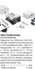 Aktuelles Akku-Tischkreissäge Angebot bei Holz Possling in Potsdam ab 2.119,00 €