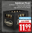 Pilsner im Angebot bei EDEKA in Rheine Pilsner Angebote von Radeberger bei EDEKA Rheine für 11,99 €