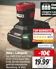 Akku + Ladegerät Angebote von PARKSIDE bei Lidl Ravensburg für 19,99 €