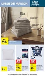 Promos Couette dans le catalogue "Enfin les Vacances" de Carrefour Couette en promo dans le catalogue Carrefour à la page 19