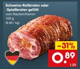 Schweine-Rollbraten Angebote bei Netto Marken-Discount Hof für 0,89 €