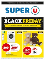 Catalogue Super U "BLACK FRIDAY" à Angles-sur-l'Anglin et alentours, 4 pages, 29/11/2024 - 01/12/2024