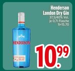 London Dry Gin im Angebot bei EDEKA in Ravensburg London Dry Gin Angebote von Henderson bei EDEKA Ravensburg für 10,99 €