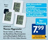 Thermo-Hygrometer von KRONTALER im aktuellen ALDI SÜD Prospekt