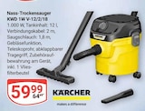 Nass-Trockensauger KWD 1W V-12/2/18 im Angebot bei GLOBUS in Oberhausen Nass-Trockensauger KWD 1W V-12/2/18 Angebote von Kärcher bei GLOBUS Oberhausen für 59,99 €