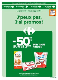 Prospectus Carrefour Proximité en cours, "J’peux pas, J’ai promos !", page 1 sur 16