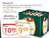 Pils Angebote von Bitburger bei GLOBUS Ludwigshafen für 9,99 €