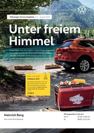 Volkswagen Prospekt für Göhl mit 1 Seite Volkswagen Prospekt für Göhl: Endlich wieder Sommer, 1 Seite, 01.06.2022 - 31.08.2022