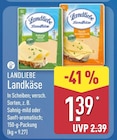 Landkäse Sahnig-mild von Landliebe für 1,39 € bei ALDI Nord im Angebot Landkäse Sahnig-mild von Landliebe im aktuellen ALDI Nord Prospekt