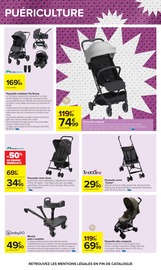 Promos Poussette Canne dans le catalogue "LE MOIS DES SUPPORTERS" de Carrefour Poussette Canne en promo dans le catalogue Carrefour à la page 93