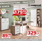 Büroprogramm „Disegno“ von composad im aktuellen Segmüller Prospekt für 179,99 €