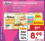 Katzennahrung Multipack im Angebot bei Netto Marken-Discount in Siegen Katzennahrung Multipack Angebote von Attica bei Netto Marken-Discount Siegen für 8,99 €