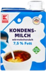 Kondensmilch im Angebot bei Kaufland in Erftstadt Kondensmilch Angebote von K-Classic bei Kaufland Erftstadt für 0,59 €