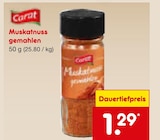 Muskatnuss gemahlen Angebote von Carat bei Netto Marken-Discount Konstanz für 1,29 €