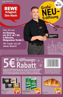 Aktueller REWE Prospekt "Dein Markt" für München Aktueller REWE Prospekt für München mit Seiten