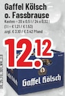 Gaffel Kölsch oder Fassbrause bei Trinkgut im Rhede Prospekt für 12,12 €