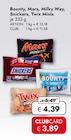 Aktuelles Bounty, Mars, Milky Way, Snikckers, Twix Minis Angebot bei Travel FREE in Dresden ab 3,89 €