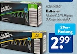 Batterien Mignon (AA) im Angebot bei ALDI SÜD in Duisburg Batterien Mignon (AA) Angebote von ACTIV ENERGY bei ALDI SÜD Duisburg für 2,99 €