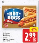 Hot Dogs von Freiberger für 2,99 € bei E center im Angebot Hot Dogs von Freiberger im aktuellen E center Prospekt