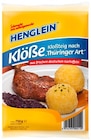 Thüringer Kloßteig Angebote von Henglein bei REWE Suhl für 1,69 €