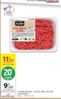 Promo Viande bovine : haché vrac 15% mg à 9,20 € dans le catalogue Intermarché Super à Antibes