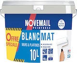 Peinture murs & plafonds blanc mat - NOVEMAIL en promo chez Carrefour Thonon-les-Bains à 19,99 €