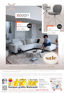 Couch im Möbel Inhofer Prospekt "XOOON" mit 8 Seiten (Augsburg)