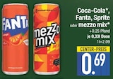 Coca-Cola, Fanta, Sprite oder mezzo mix von  im aktuellen EDEKA Prospekt für 0,69 €