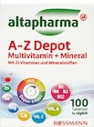 A-Z Depot ab 50 oder A-Z Depot Multivitamin+Mineral von altapharma im aktuellen Rossmann Prospekt