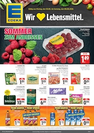 EDEKA Prospekt für Dresden mit 4 Seiten EDEKA Prospekt für Dresden: "Wir lieben Lebensmittel!", 4 Seiten, 03.08.2026 - 08.08.2026
