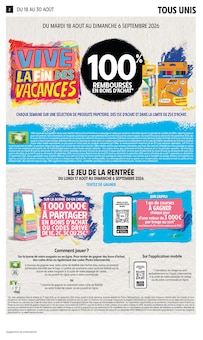 Catalogue Intermarché Express de la semaine 34, "VIVE LA FIN DES VACANCES", page 2, 18/08/2026 - 30/08/2026 Prospectus Intermarché Express en cours, "VIVE LA FIN DES VACANCES", page 2 sur 12