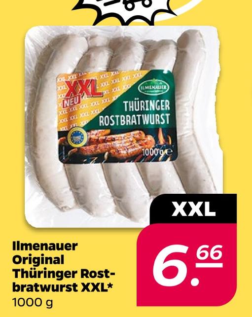Original Thüringer Rostbratwurst XXL