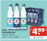 Mineralwasser Angebote von BAD MEINBERGER bei Getränke Oase Bergkamen für 4,99 €