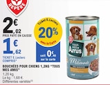 Bouchées pour chiens 1,2kg - Tous Mes Amis à 1,62 € dans le catalogue E.Leclerc