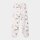 Pantalon de jogging molleton beige fille dans le catalogue La Halle