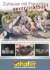 Aktueller Möbel Inhofer Möbel & Einrichtung Prospekt in Murrhardt und Umgebung, "Zuhause mit Freunden unverzichtbar!" mit 8 Seiten, 20.09.2023 - 21.10.2023