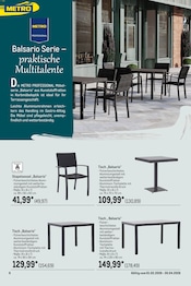 Aktueller METRO Prospekt mit Gartentisch, "Wochenangebote SCO + Gewinnspiel + Outdoor", Seite 29