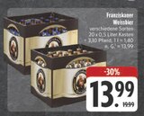 Weissbier Angebote von Franziskaner bei EDEKA Bayreuth für 13,99 €