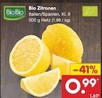 Bio Zitronen Angebote von BioBio bei Netto Marken-Discount Braunschweig für 0,99 €