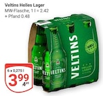 Helles Lager Angebote von Veltins bei GLOBUS Gotha für 3,99 €