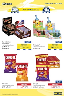 Snickers im aktuellen METRO Prospekt (Stuttgart) Snickers im METRO Prospekt "Wochenangebote Händler + Monats-Mix" mit 28 Seiten (Stuttgart)