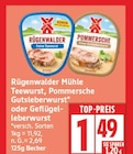 Teewurst von Rügenwalder Mühle für 1,49 € bei EDEKA im Angebot Teewurst von Rügenwalder Mühle im aktuellen EDEKA Prospekt
