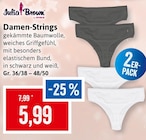 Damen-Strings Angebote von Julia Brown bei Kaufhaus Stolz Neumünster für 5,99 €