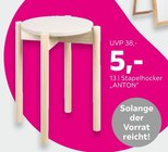 Aktuelle Sitzmöbel Angebote bei mömax in Karlsruhe Aktuelles Stapelhocker „ANTON“ Angebot bei mömax in Karlsruhe ab 5,00 €