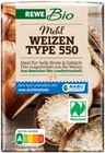 Weizenmehl Type 550 oder Weizen Vollkorn Mehl Angebote von REWE Bio bei REWE Salzgitter für 0,79 €